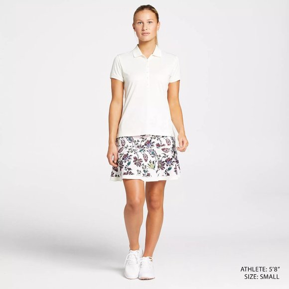 NWT Lady Hagen Women's Jacquard Mesh Short Sleeve Golf Polo - Picture 2 of 4